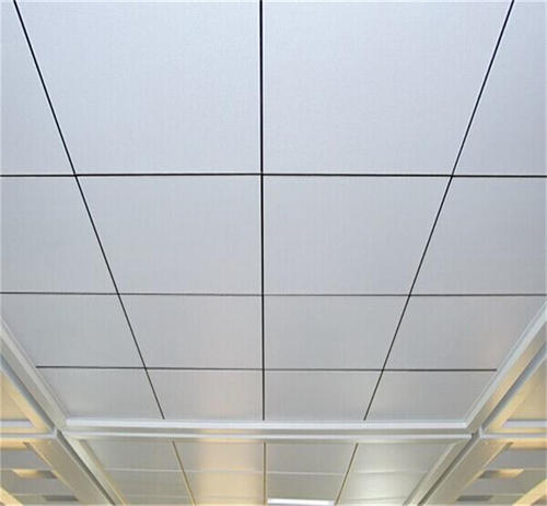铝扣板吊顶大厅效果图-大厅二级铝扣板大板吊顶效果图-铝扣板吊顶大厅效果图