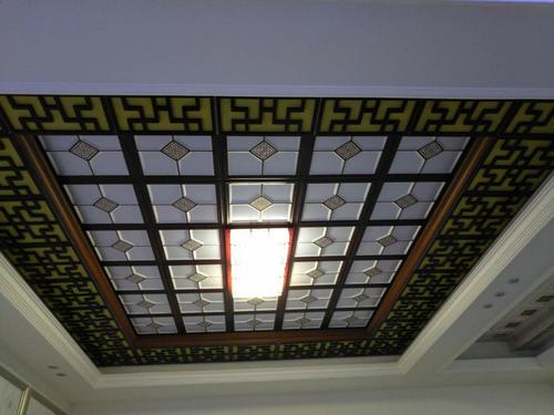 大厅二级铝扣板吊顶效果图-带铝扣板一级吊顶效果图来参赛