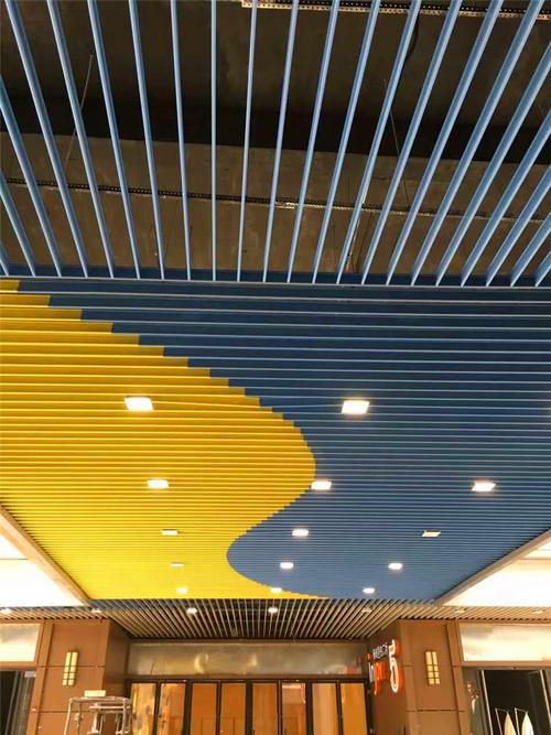 铝扣板装饰吊顶效果图-你想要的吊顶现场效果图来了