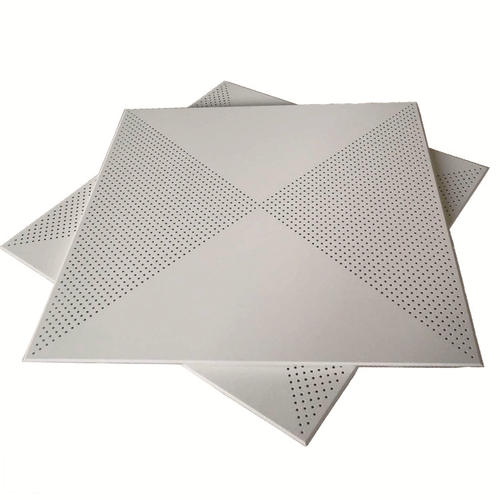 对角穿孔铝扣板-穿孔铝扣板加无纺布