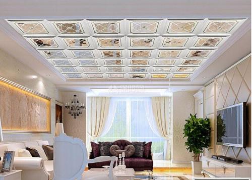家装房子铝扣板-铝扣板吊顶豪宅家装工程案例