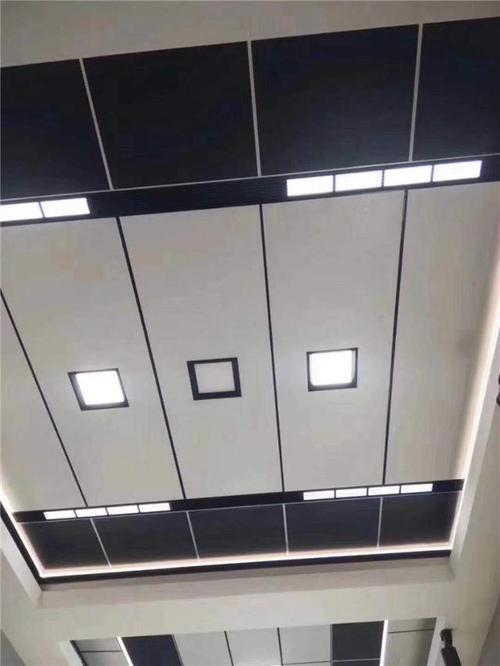 集成吊顶大板材质-新式铝蜂窝大板吊顶效果图