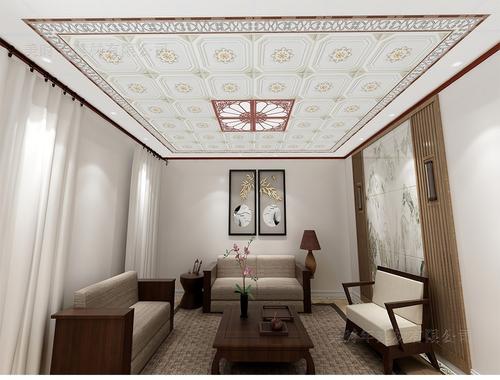 现代中式集成吊顶-集成吊顶铝天花pK传统天花吊顶的区别