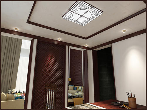 新中式客厅铝扣板吊顶-客厅铝扣板吊顶厂家之新中式铝扣板吊顶怎么样