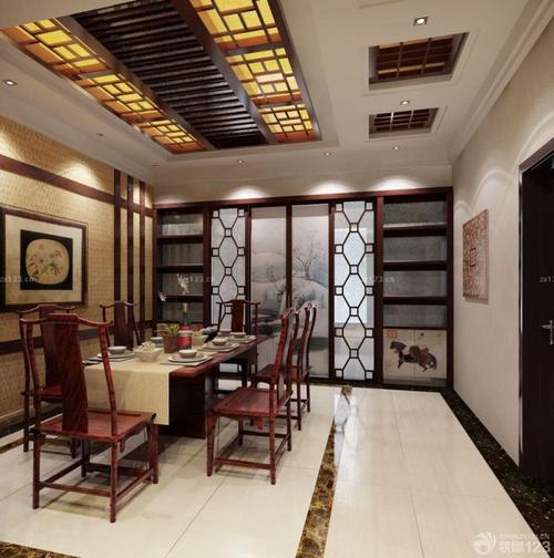 中式集成凸凹吊顶