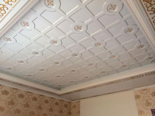 铝扣板吊顶大厅效果图-大厅二级铝扣板大板吊顶效果图-铝扣板吊顶大厅效果图