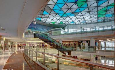 商场铝扣板吊顶-品牌商城铝扣板工程案例效果图