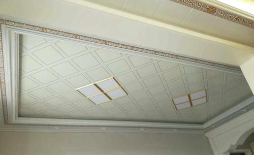 铝扣板弧形收口-对角铝扣板弧形收边线条-铝扣板有弧形收边线条吗