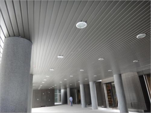 造型铝扣板天花板-造型铝扣板天花做法-客厅天花造型铝扣板