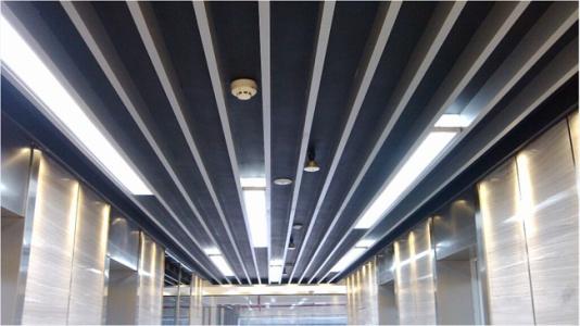 蚌埠铝方通铝单板-异型铝单板和方管铝方通组合之艺术褶纸