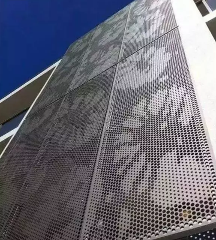 工程板铝单板-穿孔铝单板室内创意艺术装潢工程案例