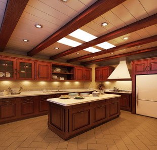 厨房木纹铝扣板-木纹铝板和木纹铝扣板的区别-厨房花纹铝扣板