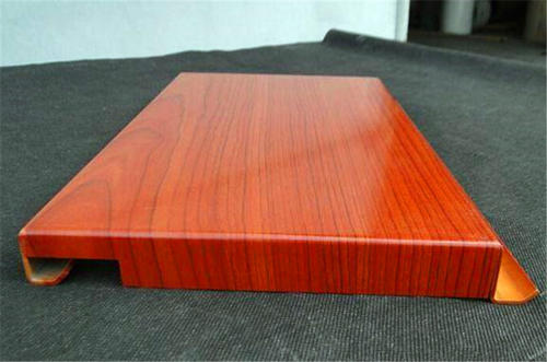 木纹铝扣板仿古-150mm仿木纹铝扣板-灰色仿古石纹铝扣板