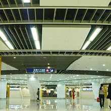 铝扣板商场-大型商场铝扣板吊顶怎样安裝