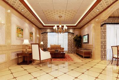 铝合金扣板吊顶客厅效果图-客厅铝扣板吊顶厂家一一给你们介绍