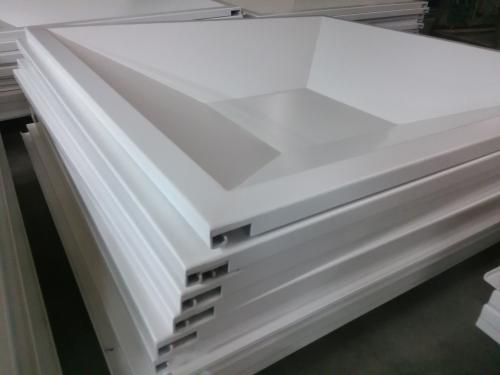 室内墙面装饰铝扣板-内墙铝扣板装饰-铝扣板店面室内装饰效果图