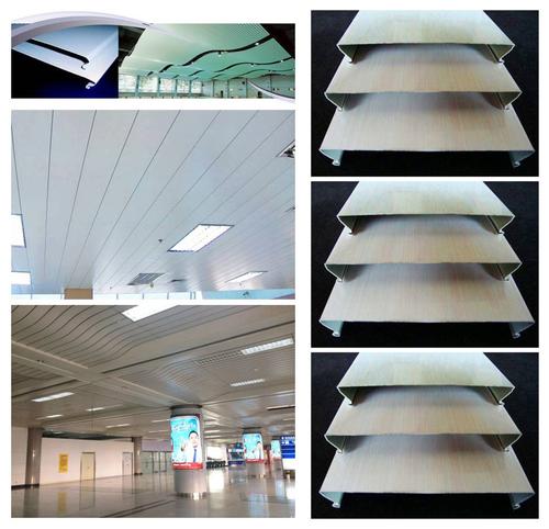 条形铝吊顶-条形铝扣板吊顶用途-条形铝扣板形状