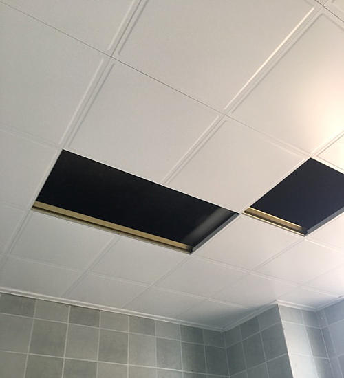 纯白铝扣板米白和