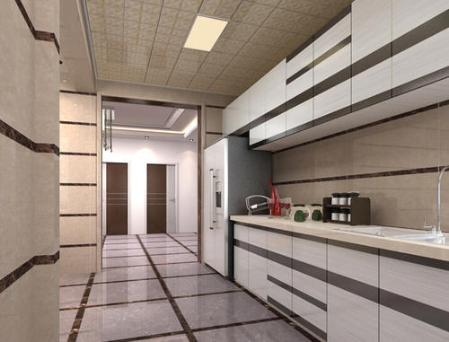 吊顶铝扣板客厅效果图-简约铝扣板吊顶效果图