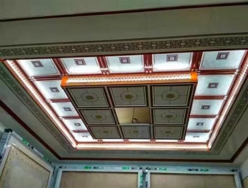 铝扣板吊顶包粱-铝扣板包粱制作图-铝扣板如何包粱