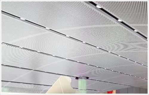 穿孔吸音铝扣板-微孔铝扣板和穿孔铝扣板