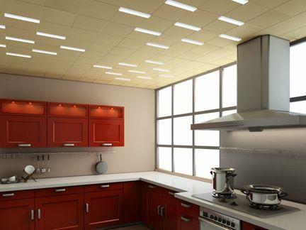 铝扣板高清贴图-安装厨房铝扣板