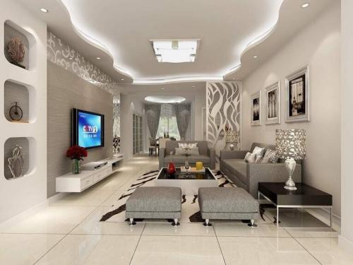 客厅用铝扣板吊顶效果图-客厅欧式铝扣板客厅吊顶效果图-铝扣板吊顶餐厅客厅效果图