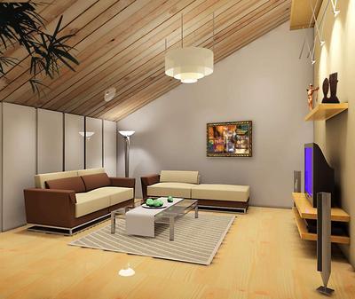 现代简约铝扣板吊顶图片-现代简约风铝扣板吊顶效果图