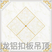 彩涂暗架铝扣板-金石银线