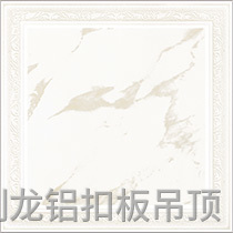 彩涂暗架铝扣板-罗马玉石