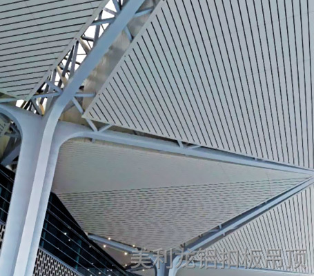 喷涂C型防风铝条扣