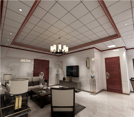 简约吊顶效果图