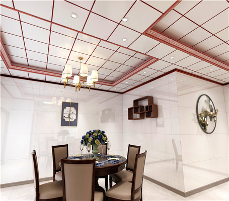 简约吊顶效果图