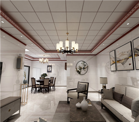 简约吊顶效果图