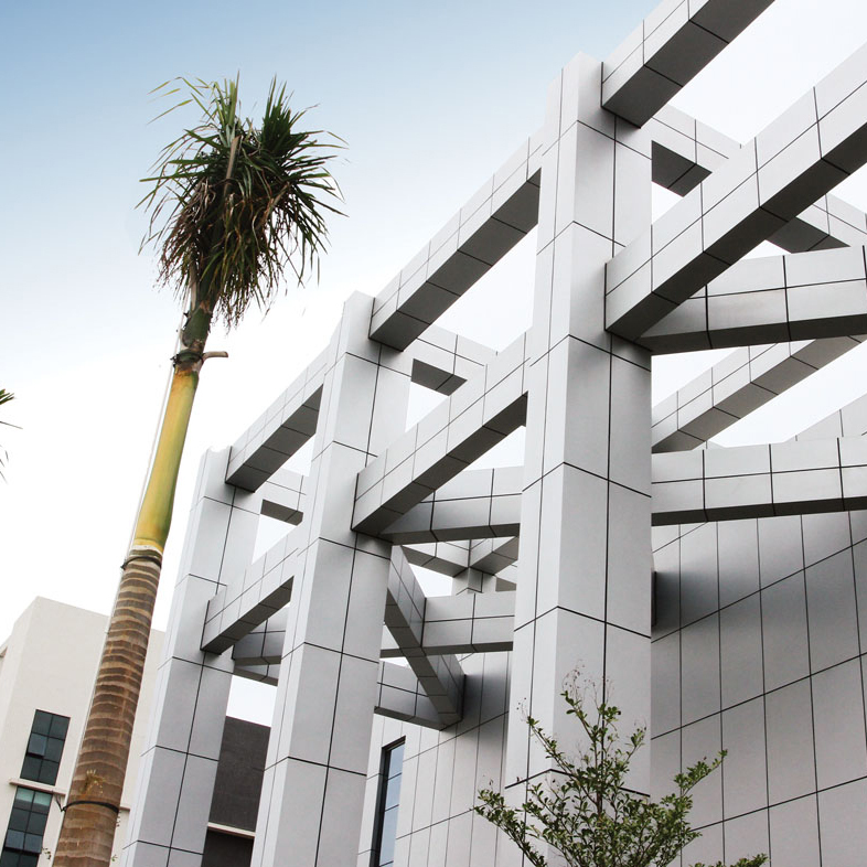 铝单板幕墙效果图 铝单板幕墙效果图