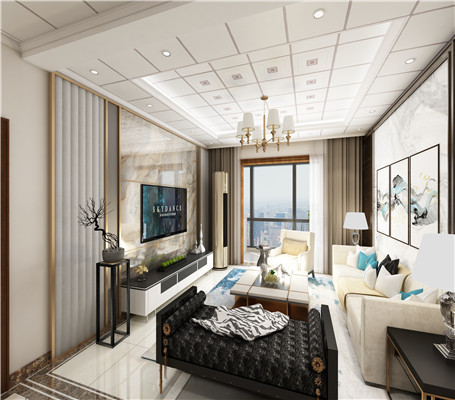 客厅铝扣板吊顶
