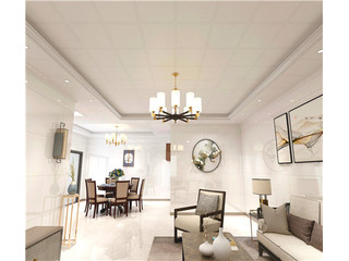 还在说客厅铝扣板吊顶又土又丑？带效果图来打破你想象