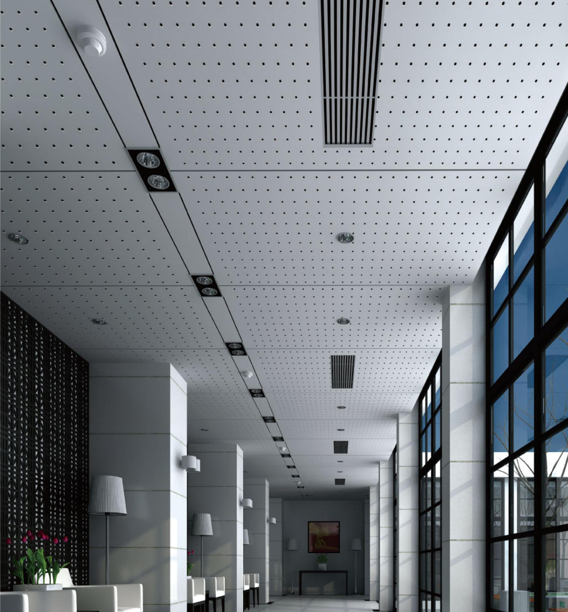 全孔工程铝扣板效果图