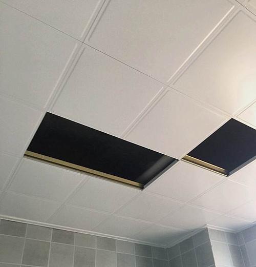 纯白铝扣板吊顶-两招选定卫生间吊顶颜色