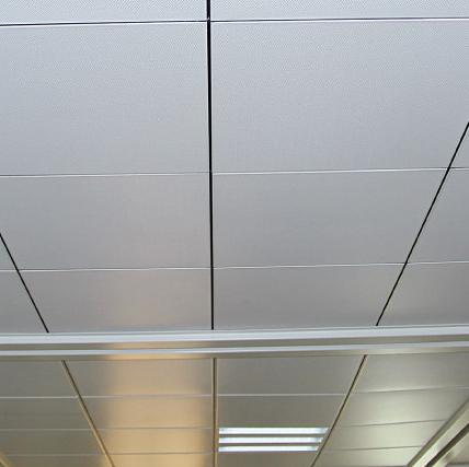 方形小跌级铝天花效果图