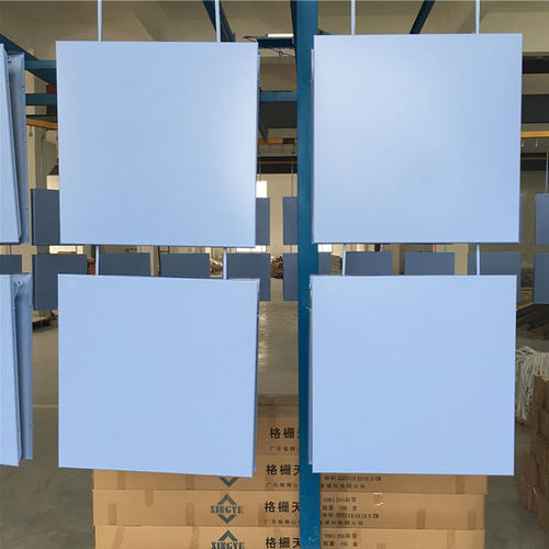 600x600铝扣板吊顶效果图-新式铝蜂窝大板吊顶效果图