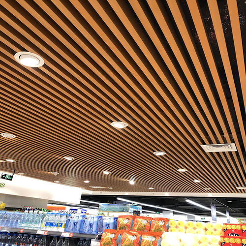 U型木纹方管天花 U型木纹方管天花