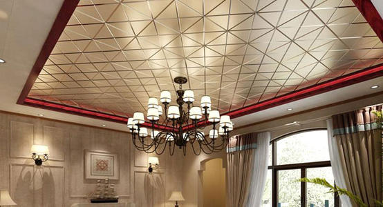 吊顶效果图铝扣板家用-铝扣板集成吊顶效果图