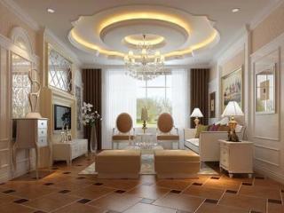 简欧集成天花吊顶-客厅铝天花吊顶效果图大合集