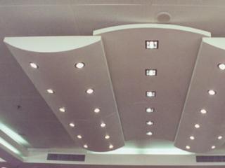 餐厅铝扣板吊顶好看造型图片-佛山铝天花厂家讲解餐厅使用铝格栅装饰效果好看吗