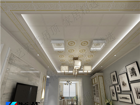 滚涂客厅铝扣板