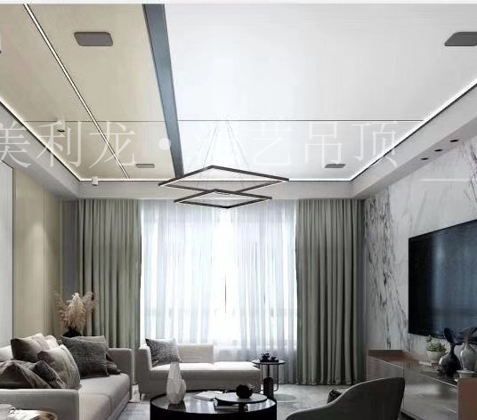 客厅铝蜂窝板吊顶