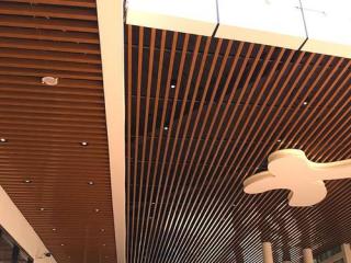 造型仿木纹铝方通